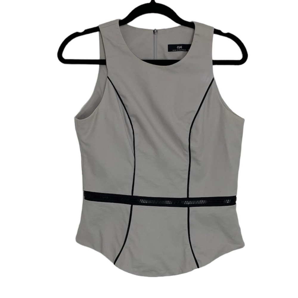 CUE made in Australia Gray Top Size 10 US 8